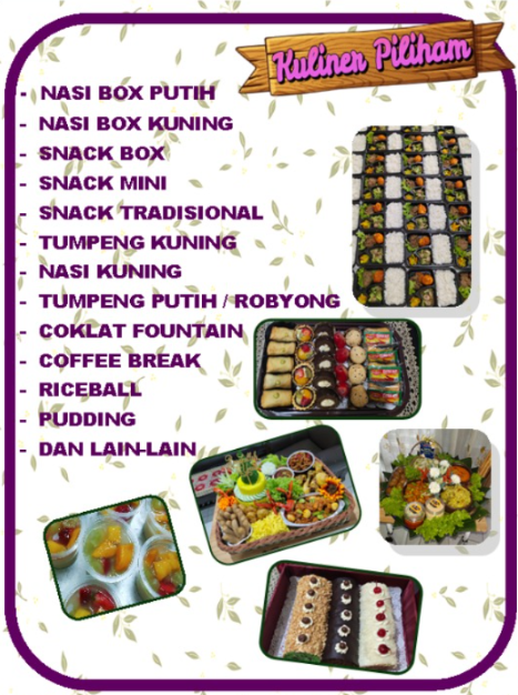 Menu Nasi Kotak Paket A
